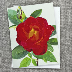 Alternative view of Rose Note Card