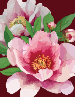 Japanese Peony Note Card