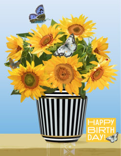 Sunflower Vase