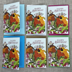 Happy Birthday Birds - Set of Six