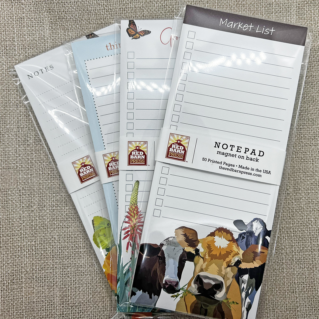 Market List Magnetic Notepad with Cows - Image 2
