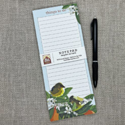 Things to Do Magnetic Notepad with Birds and Oranges