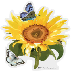 Sunflower and Butterflies