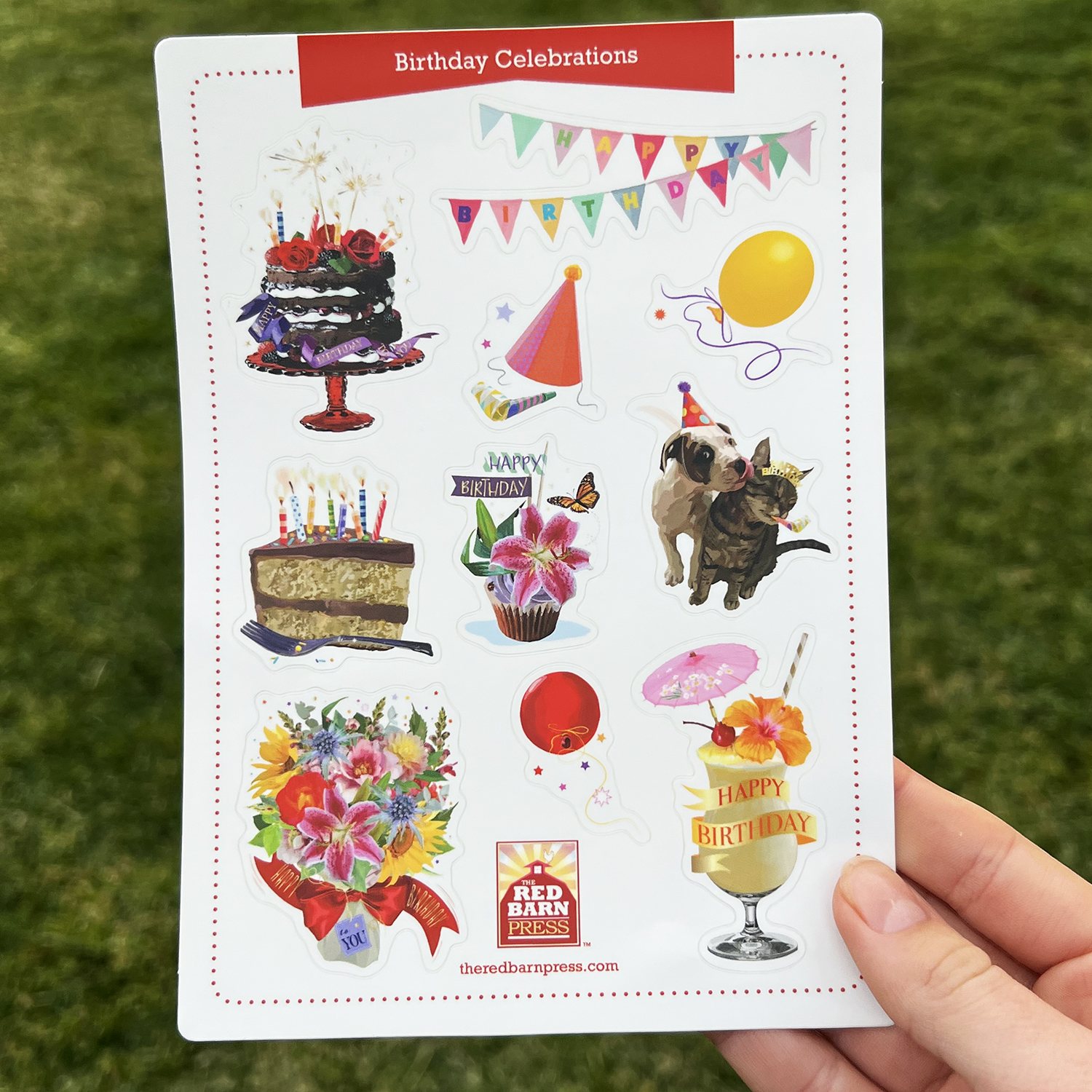 Birthday Celebrations Sticker Sheet - Image 2