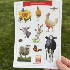 Alternative view of Friends on the Farm Sticker Sheet