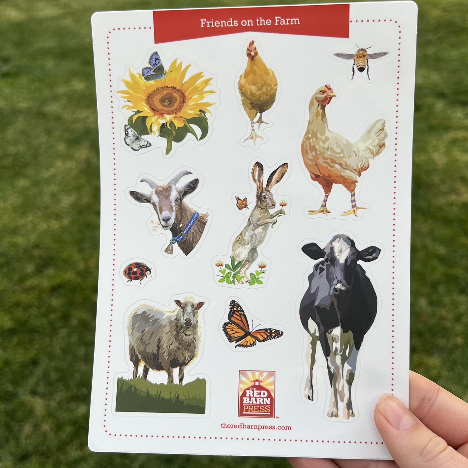 Friends on the Farm Sticker Sheet - Image 2