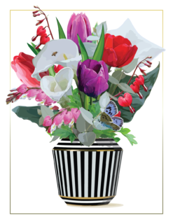 Tulip Bouquet Notecard