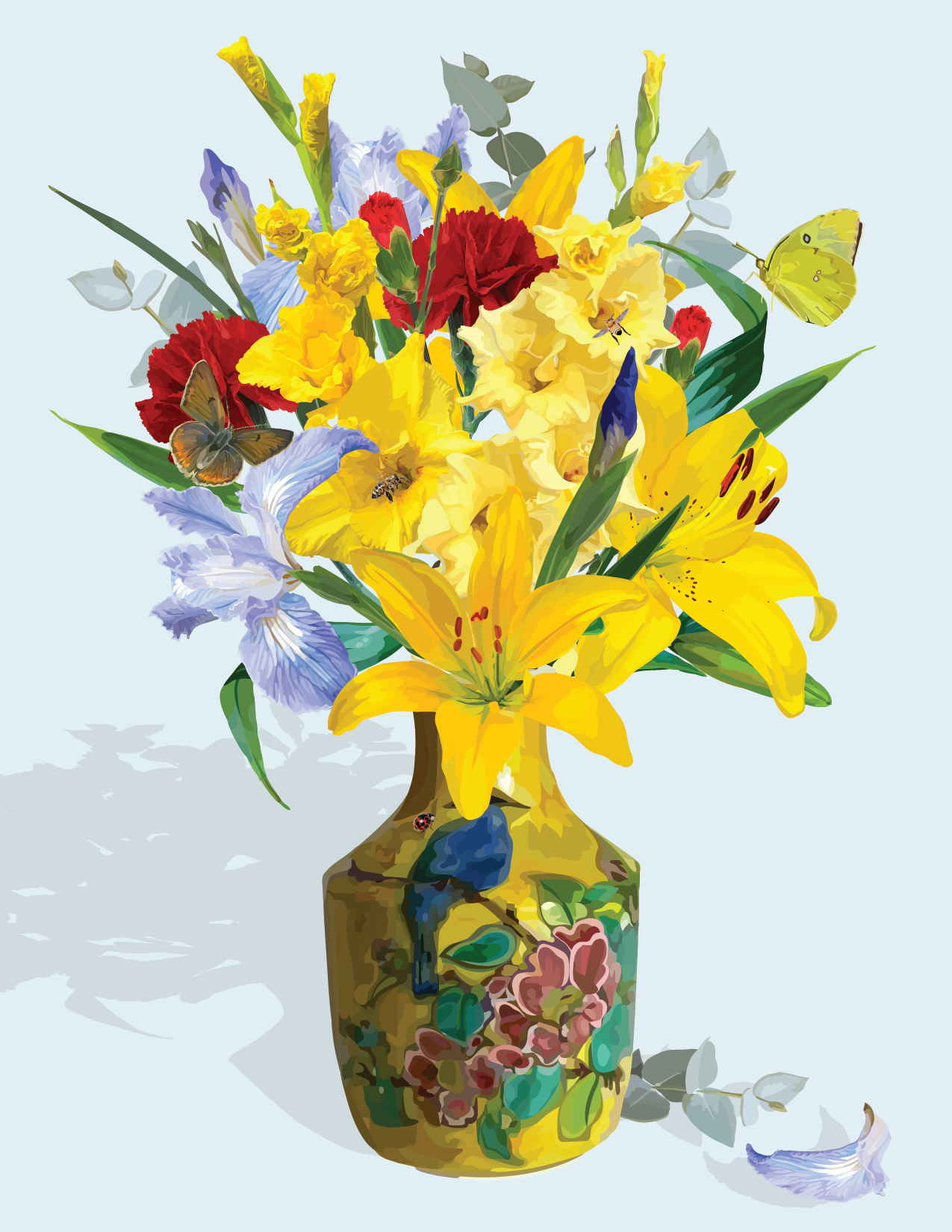 Sunshine Bouquet Notecard