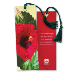 Tropical Red Hibiscus Bookmark