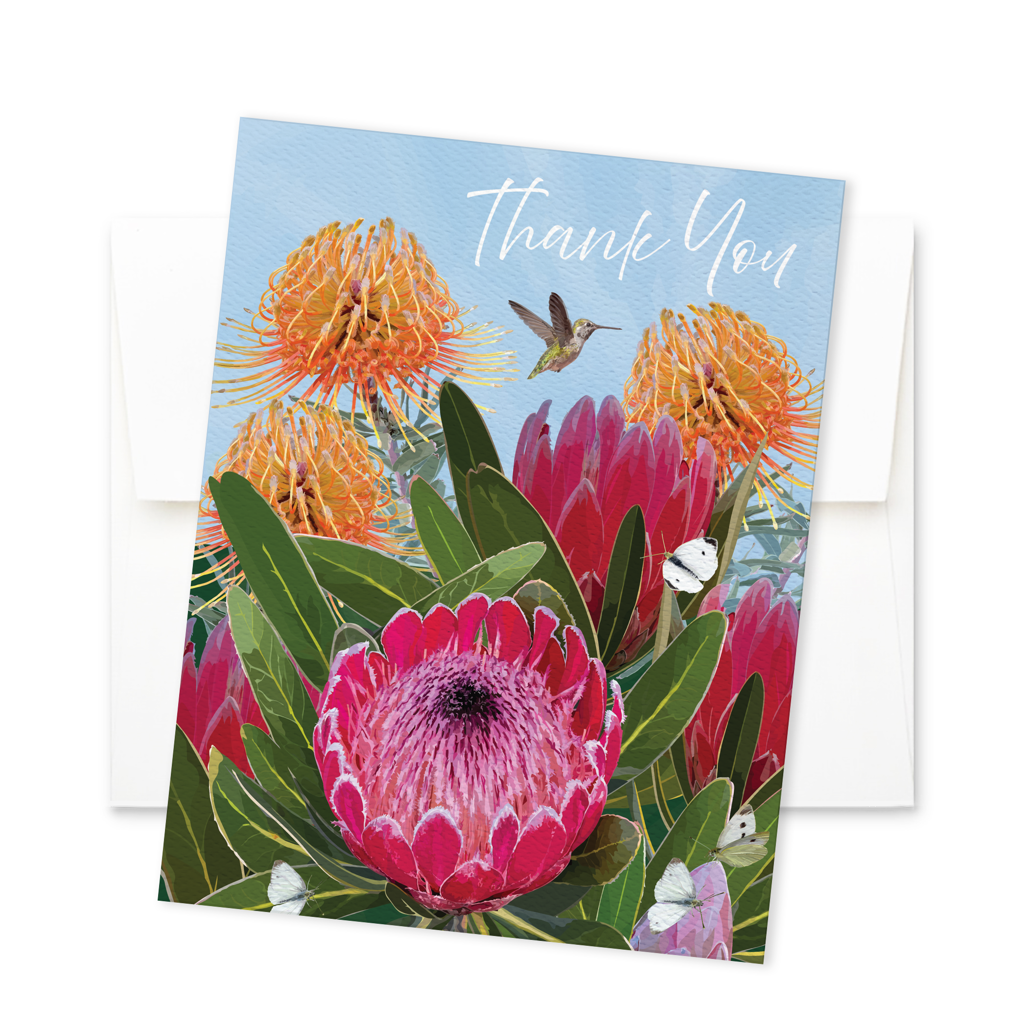 Protea Thank You Card - Image 2
