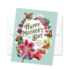 Alternative view of Happy Mother's Day Bird and Flowers